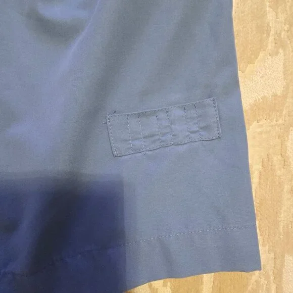 Set Of 2 Charter Club Womens Golf Shorts Size 14 Blue & White Polyester - Picture 13 of 16